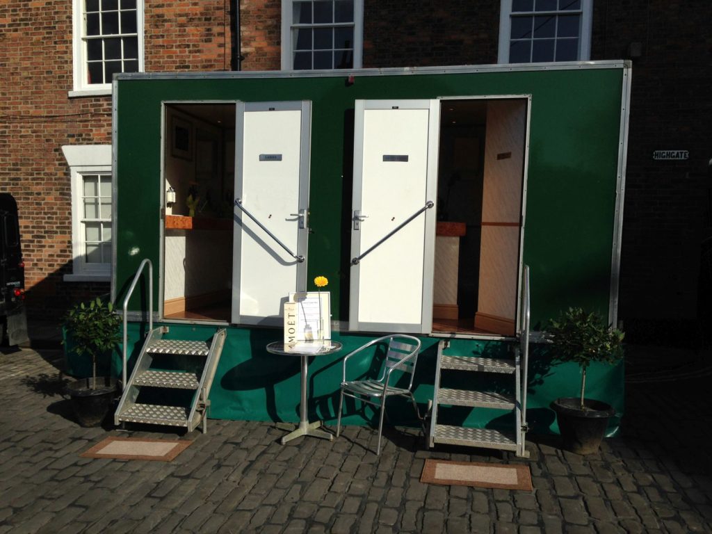 Luxury Event Toilets to Let and Hire from Waterland Event Hire in Brough Yorkshire