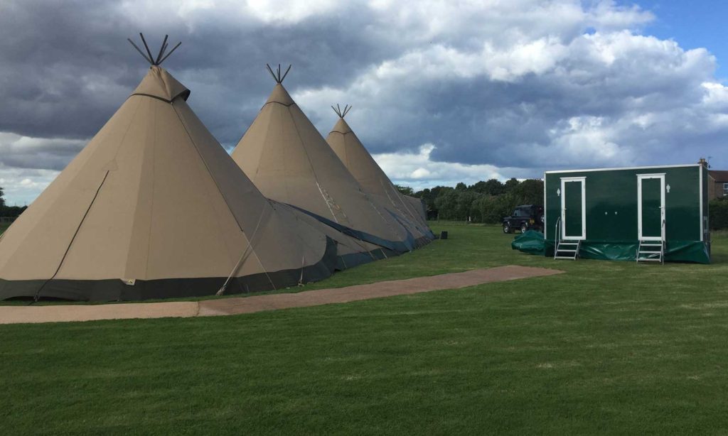 Luxury Event Toilets to Let and Hire from Waterland Event Hire in Brough Yorkshire