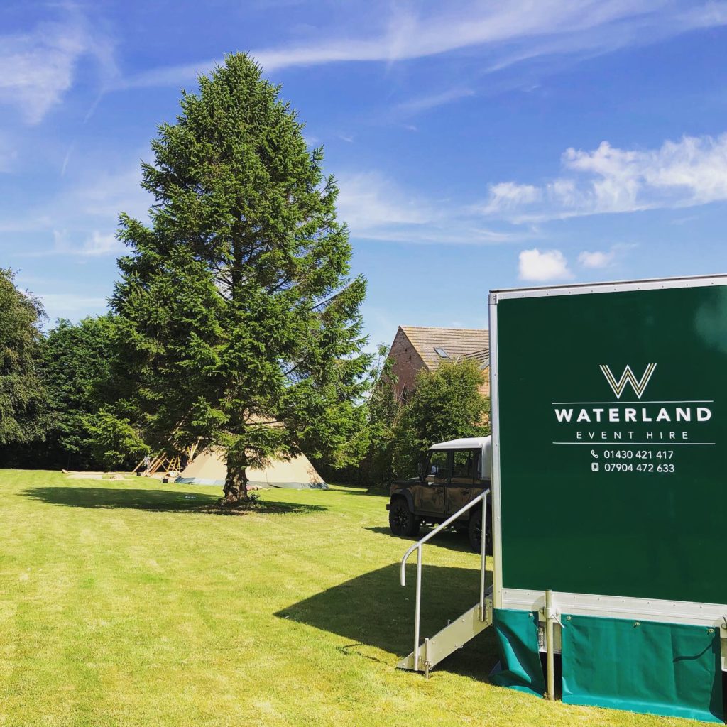 Luxury Event Toilets to Let and Hire from Waterland Event Hire in Brough Yorkshire